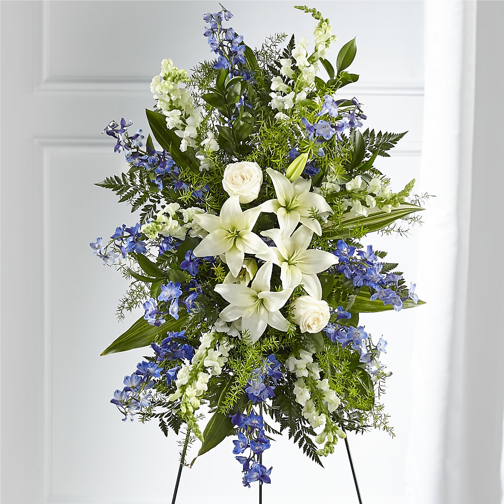 Faithful Friend Standing Spray – David Flowers Gifts And Interiors, Oklahoma City OK