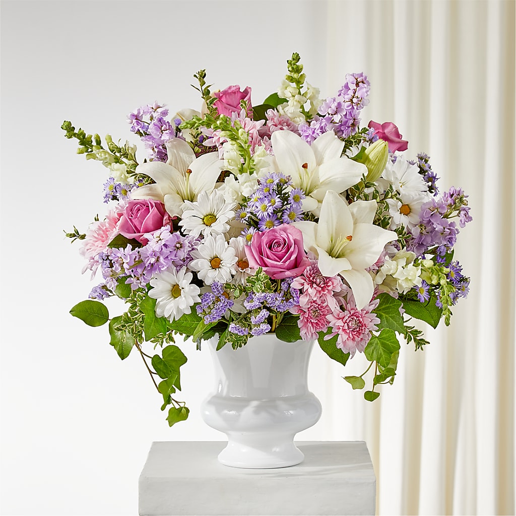 Remarkable Life Urn Arrangement – David Flowers Gifts And Interiors, Oklahoma City OK