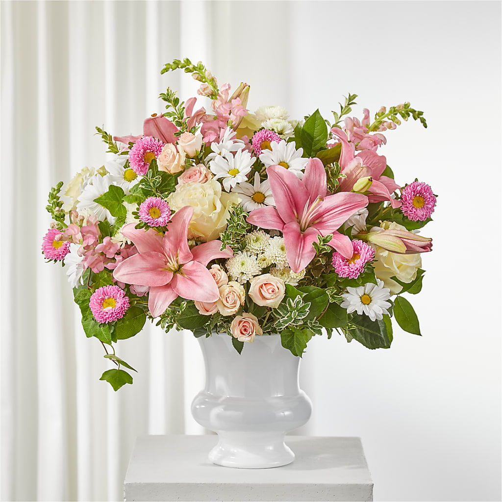 Empathetic Blooms Urn Arrangement – David Flowers Gifts And Interiors, Oklahoma City OK