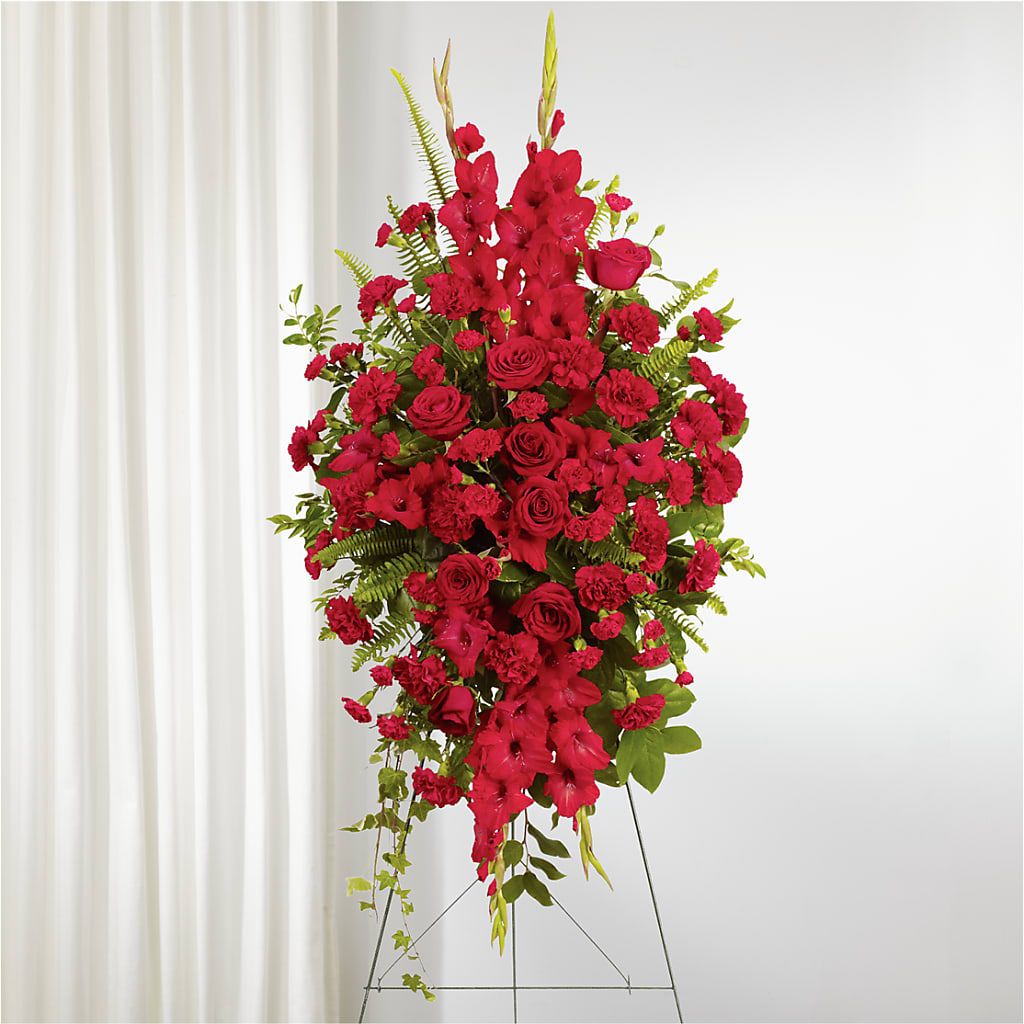 From the Heart Standing Spray – David Flowers Gifts And Interiors, Oklahoma City OK