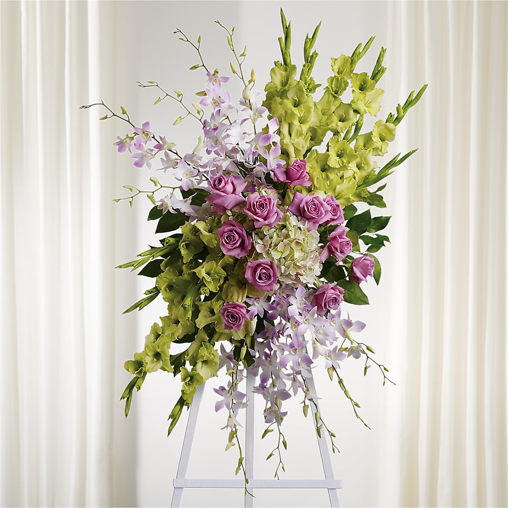 Lasting Legacy Standing Spray – David Flowers Gifts And Interiors, Oklahoma City OK