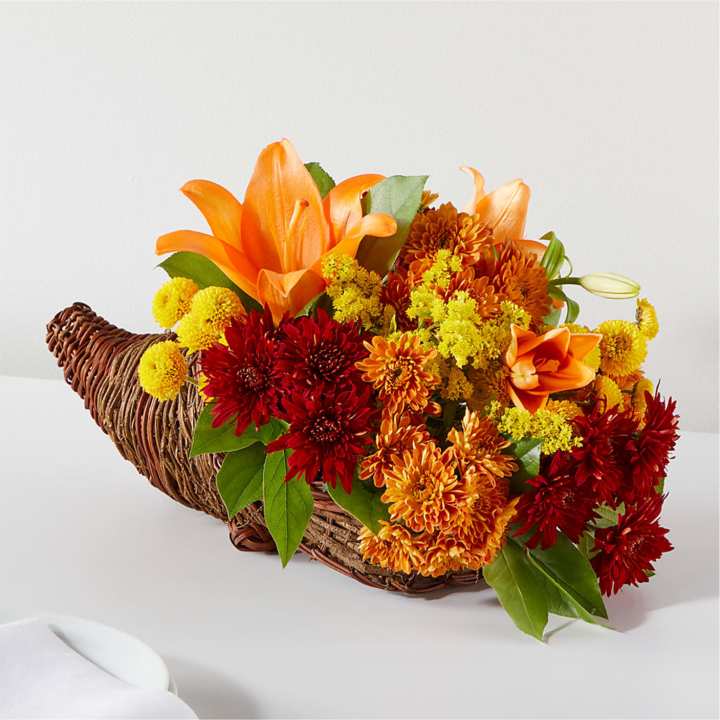 Bouquet of Blessings Cornucopia – David Flowers Gifts And Interiors, Oklahoma City OK
