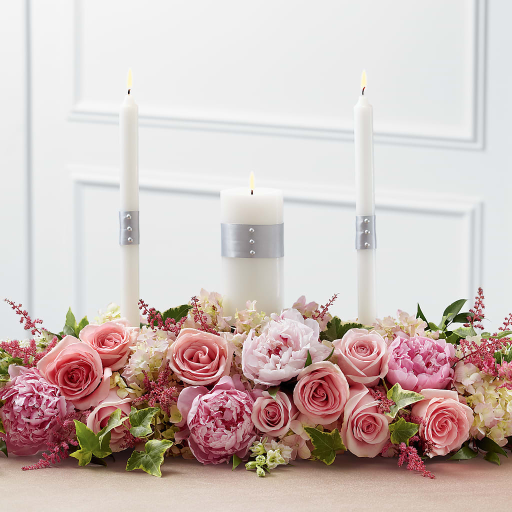 Worldwide Romance Unity Candle Arrangement – David Flowers Gifts And Interiors, Oklahoma City OK