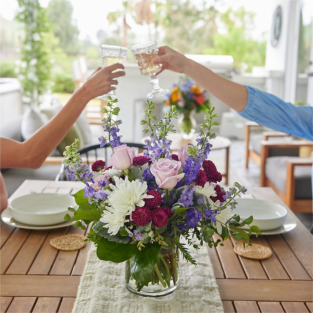 Violet Frost Bouquet –  David Flowers Gifts And Interiors, Oklahoma City OK