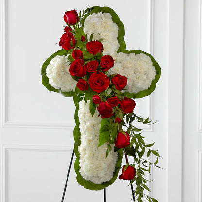 Floral Cross Easel –  David Flowers Gifts And Interiors, Oklahoma City OK