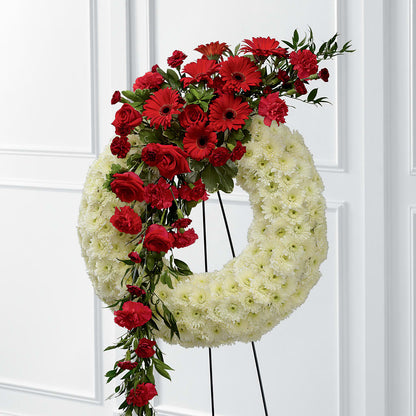 Graceful Tribute Wreath –  David Flowers Gifts And Interiors, Oklahoma City OK