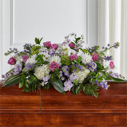 Meadows of Serenity Casket Spray –  David Flowers Gifts And Interiors, Oklahoma City OK