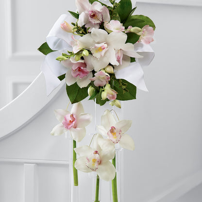 Perfect Entrance Pew Arrangement –  David Flowers Gifts And Interiors, Oklahoma City OK